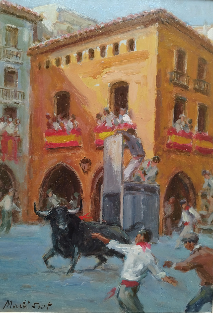Pintor Martí font: Salida del cajon