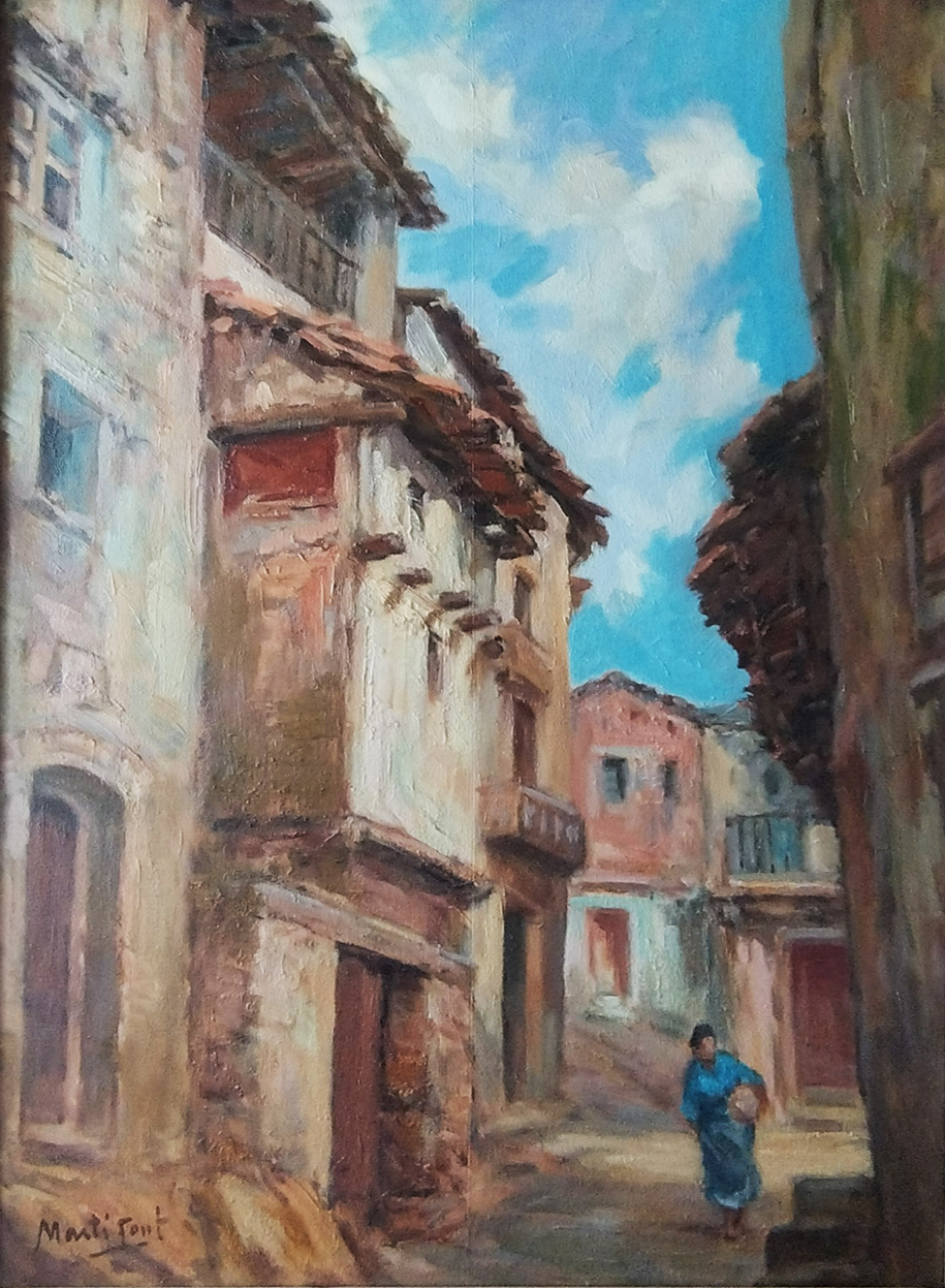 Pintor Martí font: Calle de pueblo