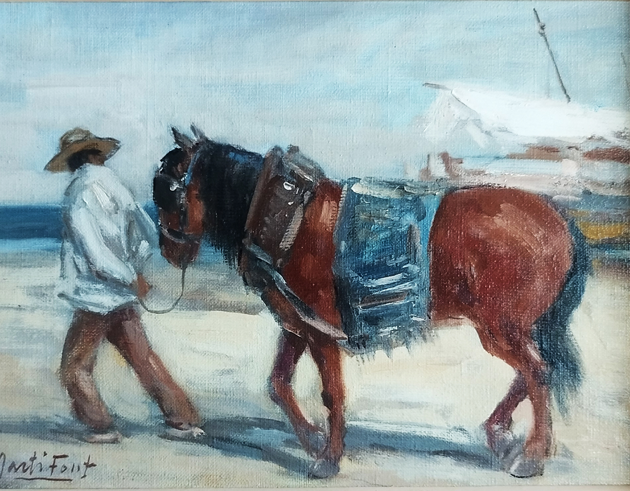 Pintor Martí font: Caballo valenciano